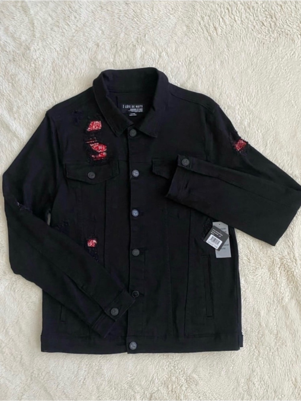 Men’s Côte De Nuits Jacket, Distressed, Size XL, NWT